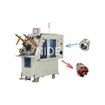 Automatic Fan Motor Stator Coil Winding Inserting Machine